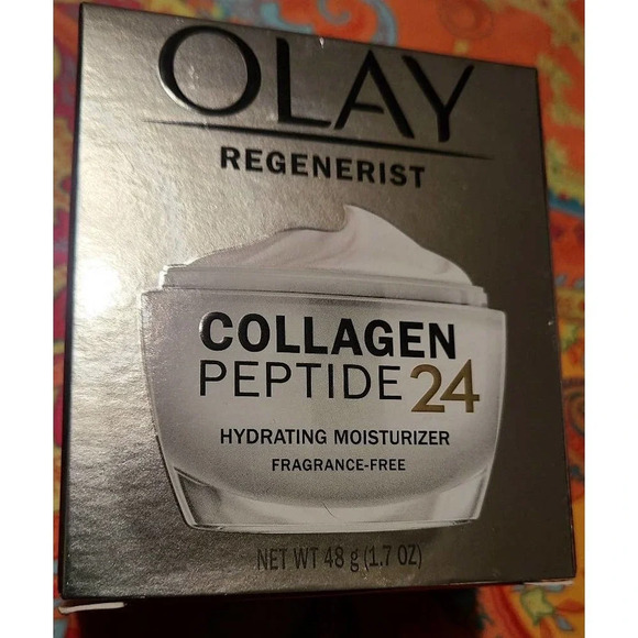 Olay Regenerist Collagen Peptide 24 Face Hydrating Moisturizer Cream 1.7Oz (J18) - Picture 1 of 3